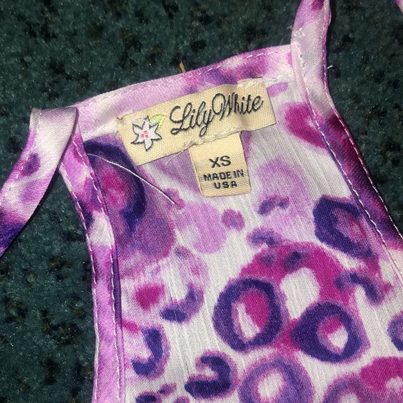 Women’s Lily White Racerback Tank - Picture 2 of 3